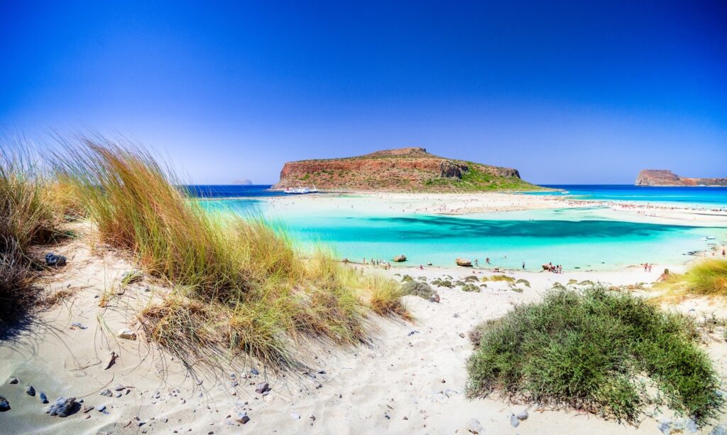 168 km from Carolina Apartments.


The famous Balos Lagoon is located approximately 56km northwest of Chania and 17km northwest of Kissamos...